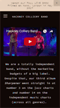 Mobile Screenshot of hackneycollieryband.co.uk